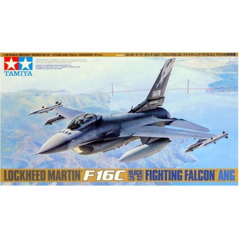 TAMIYA 1/48 Lockheed Martin F16C [Block 25/32] Fighting Falcon ANG