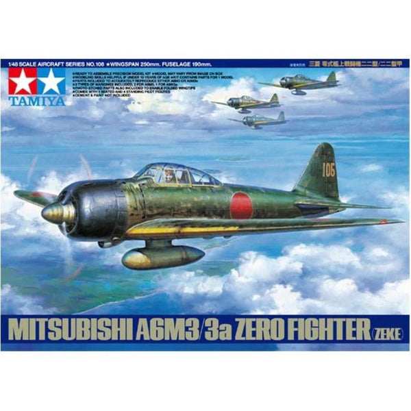 TAMIYA 1/48 Mitsubishi A6M3/3a Zero Fighter