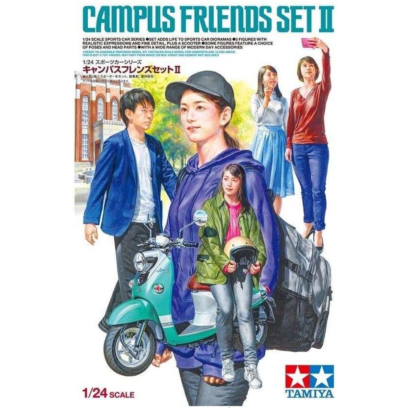 TAMIYA 1/24 Campus Friends Set II