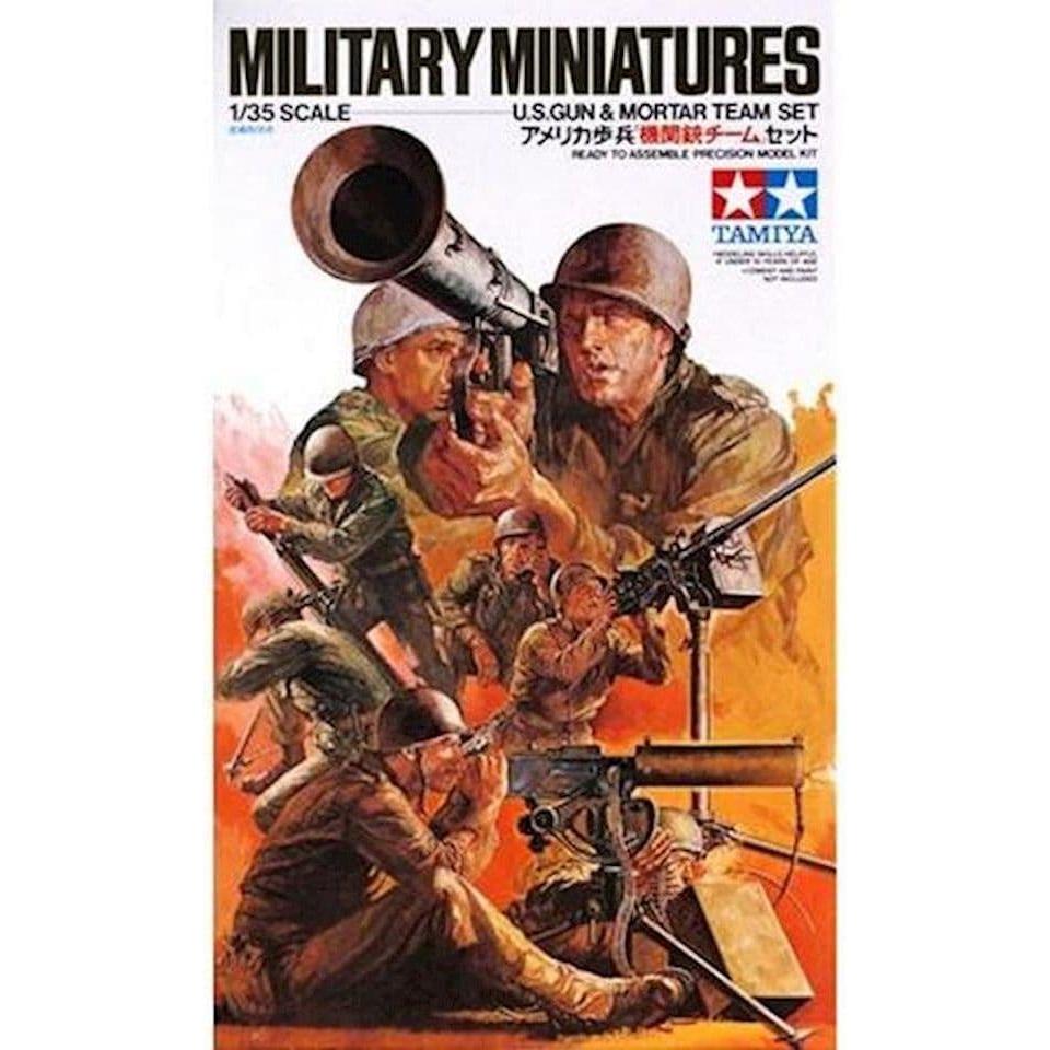 TAMIYA 1/35 U.S. Gun & Mortar Team Set