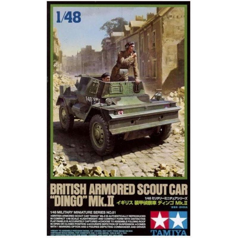 TAMIYA 1/48 British Armored Scout Car "Dingo" Mk.II