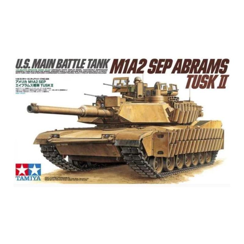 TAMIYA 1/35 U.S. Main Battle Tank M1A2 Sep Abrams Tusk II