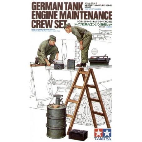 TAMIYA 1/35 German Tank Engine Maintenance Crew Set