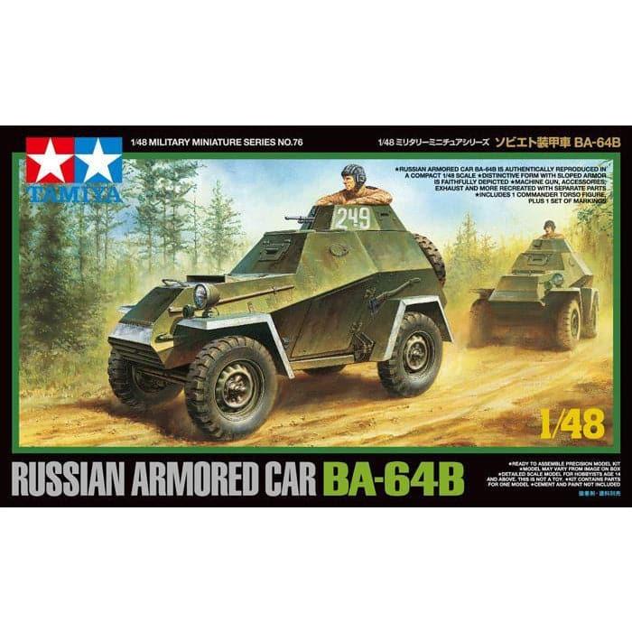 TAMIYA 1/48 Russian Armored Car BA-64B