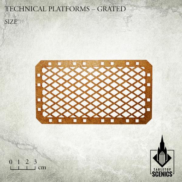TABLETOP SCENICS Technical Platforms - Grated