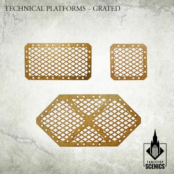 TABLETOP SCENICS Technical Platforms - Grated