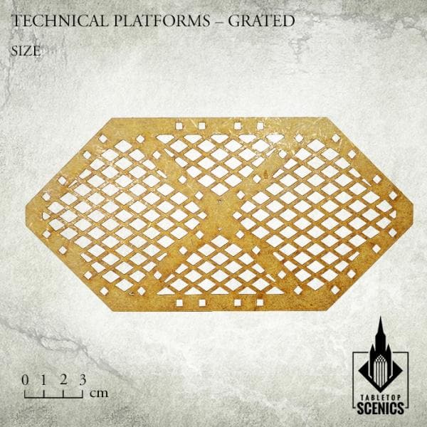 TABLETOP SCENICS Technical Platforms - Grated