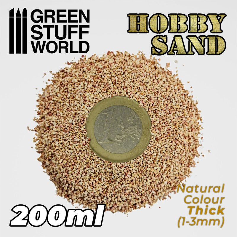 GREEN STUFF WORLD Thick Hobby Sand - Natural 200ml
