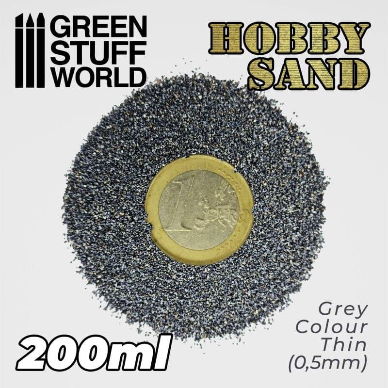 GREEN STUFF WORLD Fine Hobby Sand - Grey 200ml