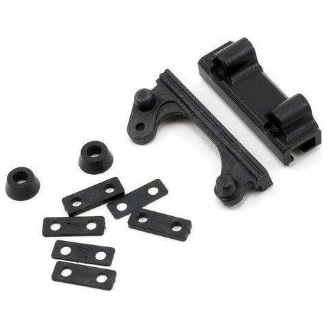 TLR Steering Rack/Rack Housing & Spacers :22