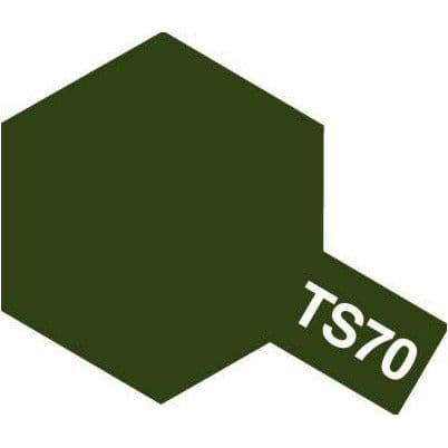 TAMIYA TS-70 Olive Drab (JGSDF) Spray Paint 100ml