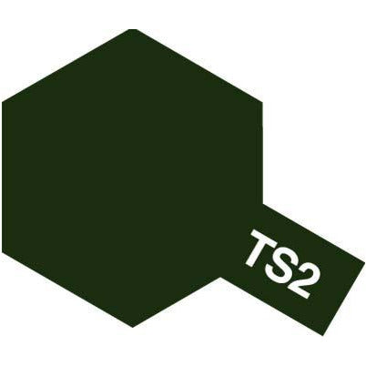 TAMIYA TS-2 Dark Green Spray Paint 100ml
