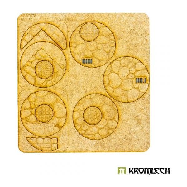 KROMLECH Town Streets 50mm Round Base Toppers - 50mm