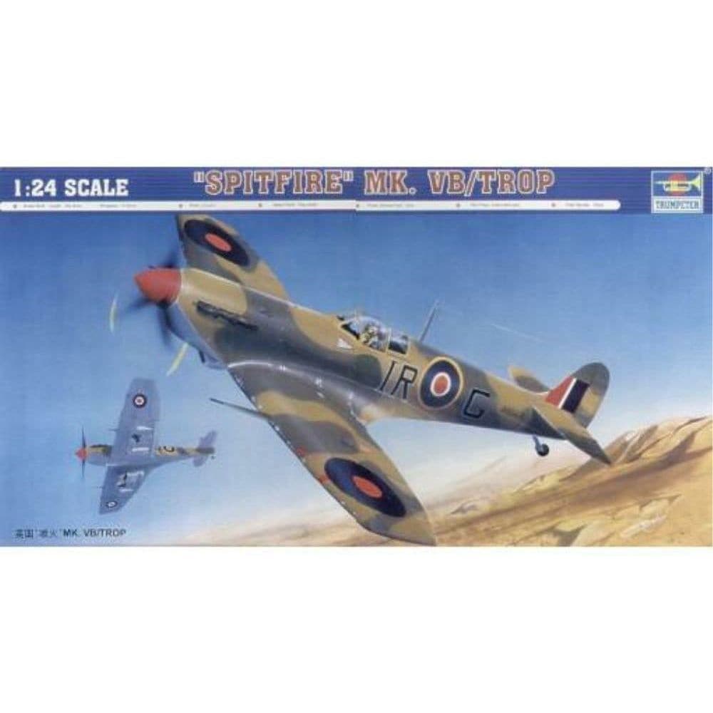 TRUMPETER 1/24 Supermarine Spitfire MK.Vb/Trop