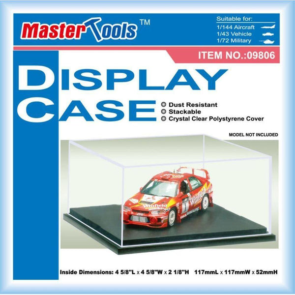 Display Case - 117x117x52mm - Hearns Hobbies Melbourne - TRUMPETER