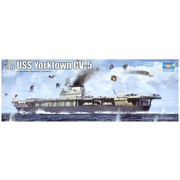 TRUMPETER 1/700 USS Yorktown CV-5