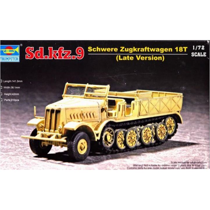 TRUMPETER 1/72 German Sd.Kfz.9 Schwere Zugkraftwagen 18t Ty