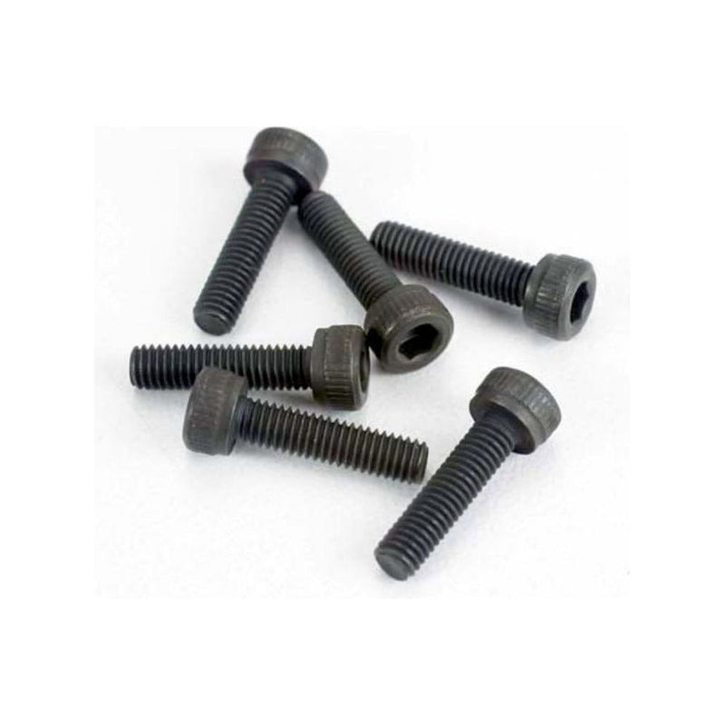 TRAXXAS Head Screws, 3x12mm Cap-Head Machine (Hex Drive) (6