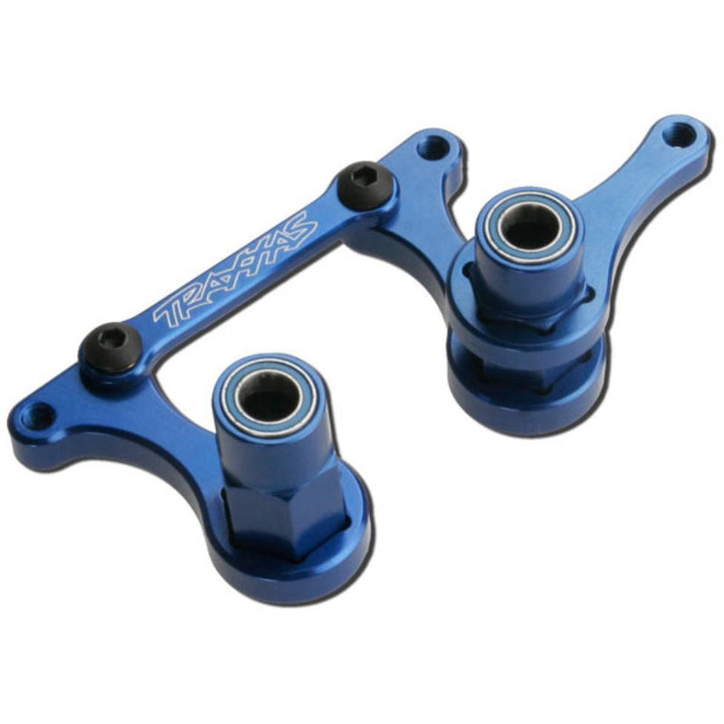 TRAXXAS Steering Bell Cranks Blue Aluminium (3743A)