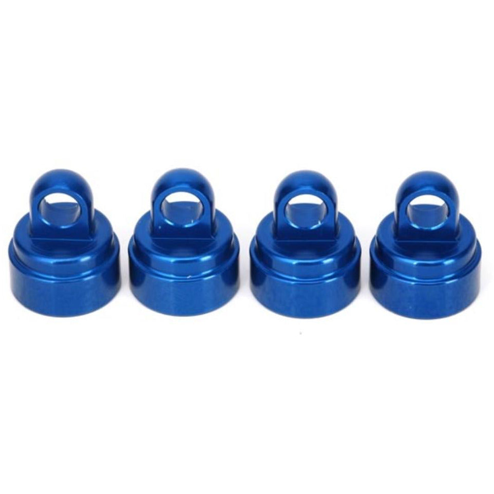 TRAXXAS Aluminium Shock Caps Blue Anodized (3767A)
