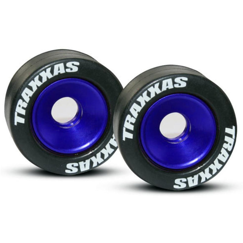 TRAXXAS Rubber Tyres Blue Anodized (5186A)