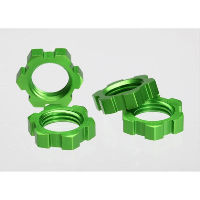 TRAXXAS Wheel Nuts Splined 17mm Green (5353A)