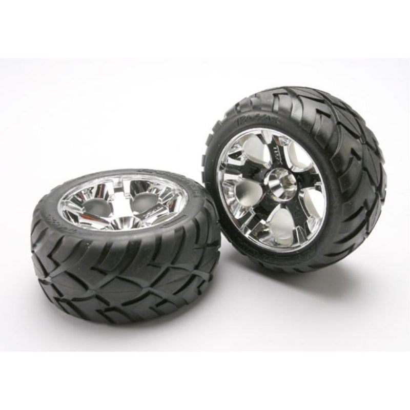 TRAXXAS Tyres & Wheels Assembled (5577R)