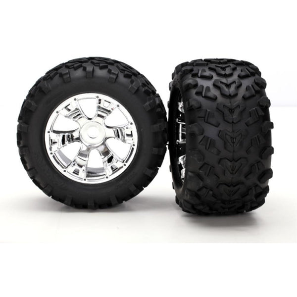 TRAXXAS Tyres & Wheels Assembled (5674)