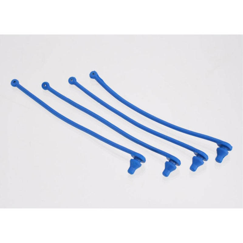TRAXXAS Body Clip Retainer, Blue (4) (5751)