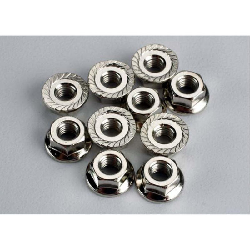 TRAXXAS Nuts 4mm Flanged (6135)