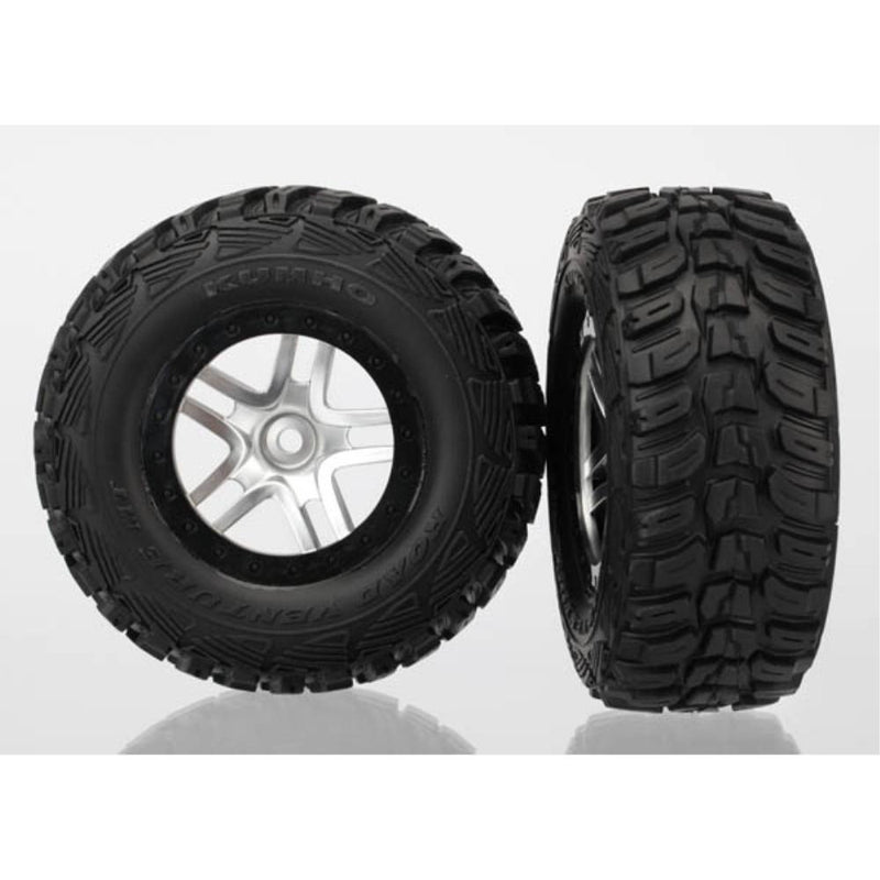 TRAXXAS Tyres & Wheels Assembled Split-Spoke Satin Black (6
