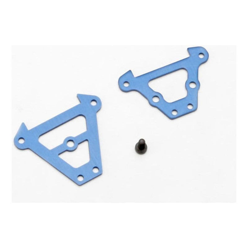 TRAXXAS Bulkhead Tie Bars, Front and Rear (Blue-Anodized Aluminium)2.5x6 CS (1) (7023)