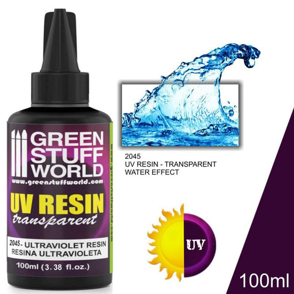 GREEN STUFF WORLD UV Resin - Clear Water Effect - 100ml
