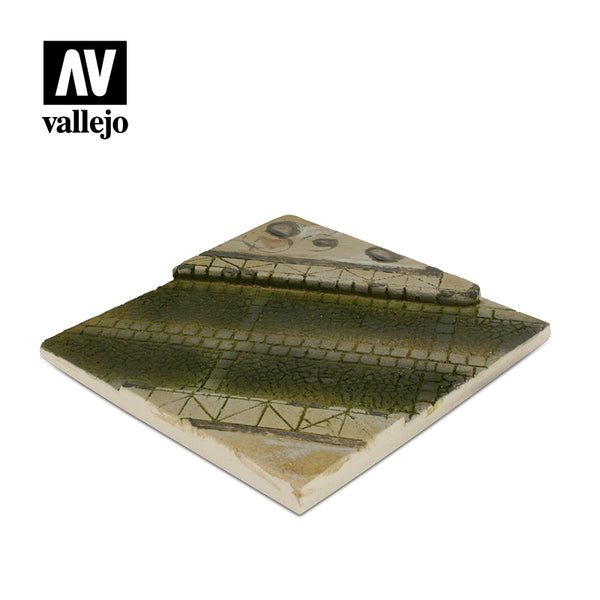 VALLEJO SC001 Scenics 14x14 Paved Street Section Diorama Base