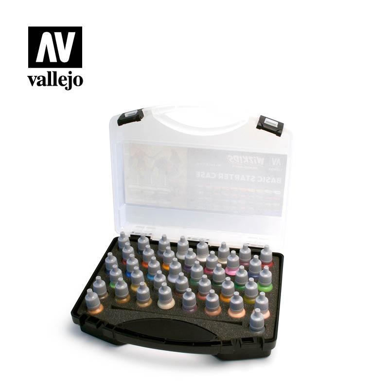 VALLEJO Intermediate Starter Case Wizkids Paints (40 Colour