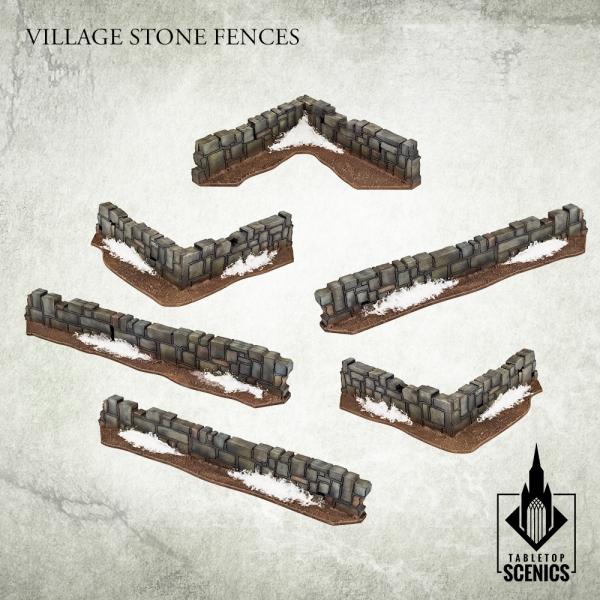 TABLETOP SCENICS Village Stones Fences