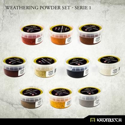 KROMLECH Weathering Powder Set - Series 1 (10 Pots)