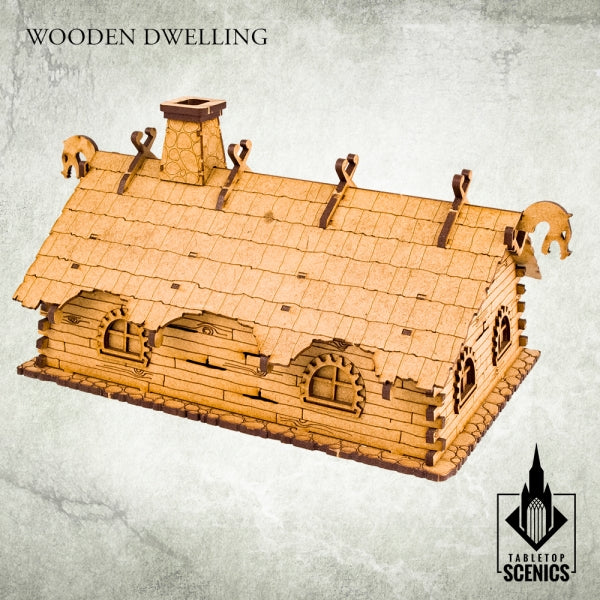 TABLETOP SCENICS Wooden Dwelling