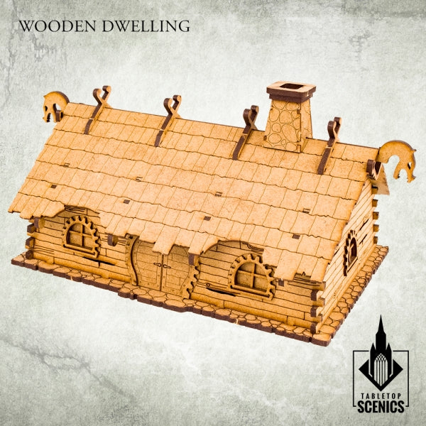 TABLETOP SCENICS Wooden Dwelling