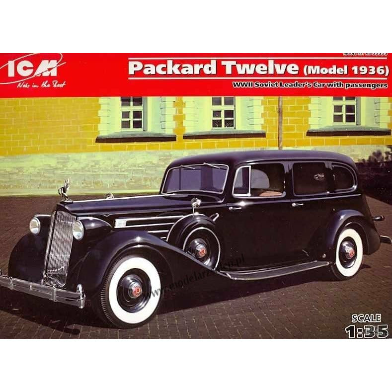 ICM 1/35 Packard Twelve (1936),w/Passengers (5)