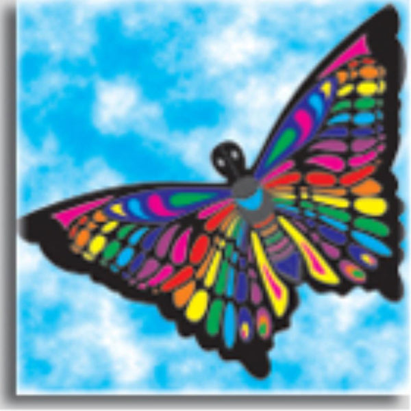 WINDSPEED Rainbow Butterfly Single String Kite