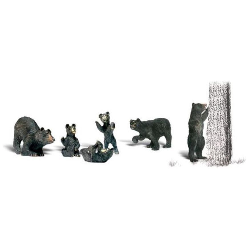 WOODLAND SCENICS HO Black Bears