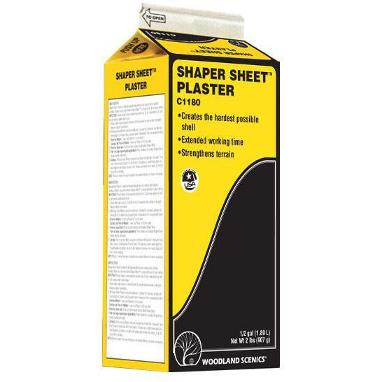 WOODLAND SCENICS Shaper Sheet Plaster 1.8l
