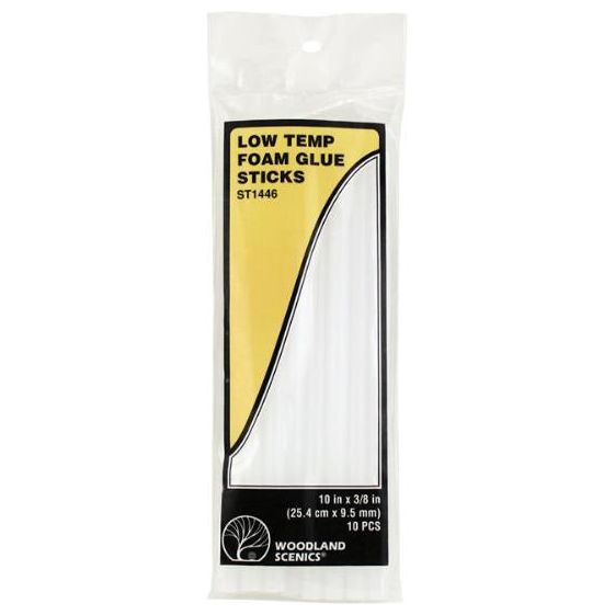 WOODLAND SCENICS Low Temp Foam Glue Sticks 10ea