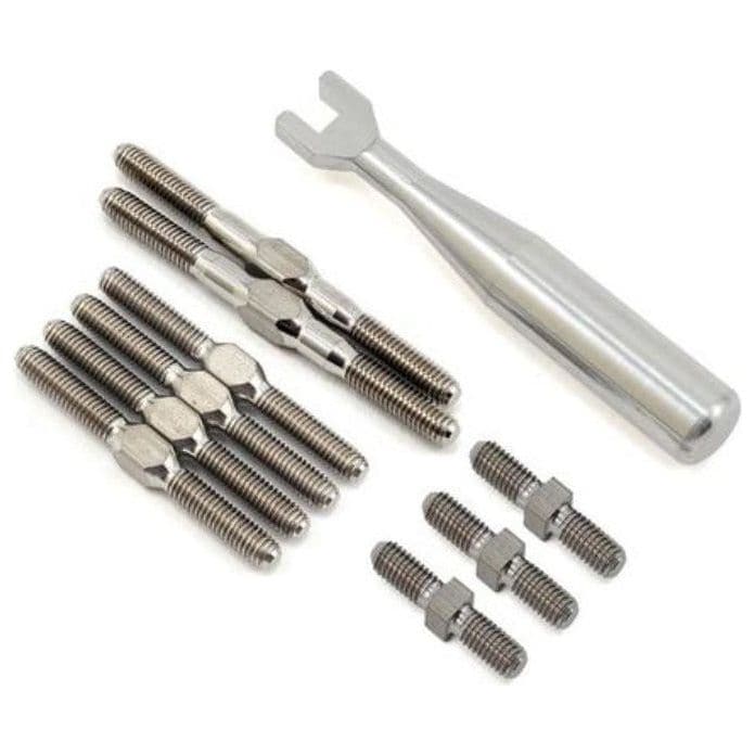 YOKOMO Titanium Turn Buckle Set (9pcs) (B7-TBSA)