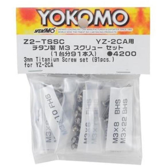 YOKOMO Titanium M3 Screw set (91pcs) ( Z2-TSSC )