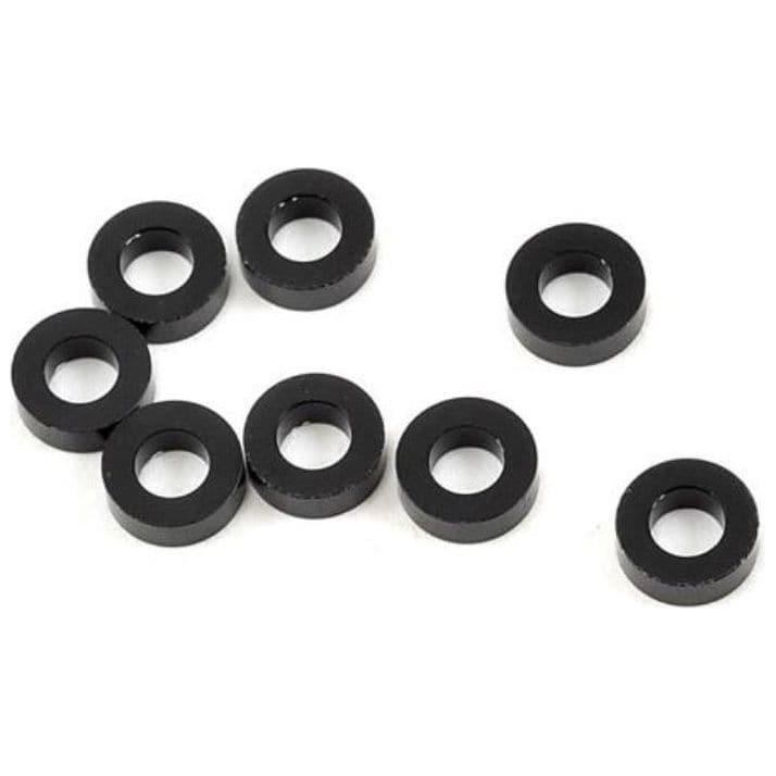 YOKOMO 3 x 6 x 2.0mm Aluminum Shim(8pcs Black)