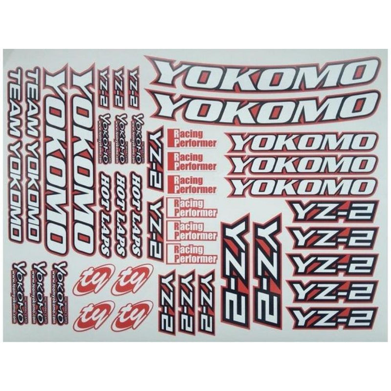 YOKOMO TEAM YOKOMO Decal (Red)