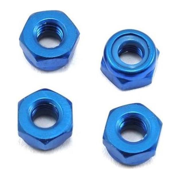 YOKOMO Aluminum Lock Nut(Thin/Blue)3mm ( ZC-N3AB )
