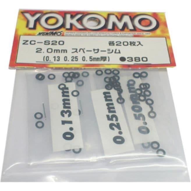 YOKOMO 2.5 Spacer (0.13/0.25/0.50) 20pcs.